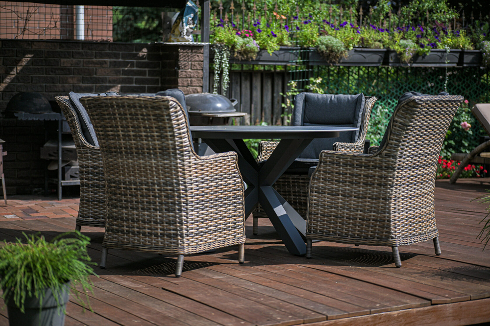 Обеденный стол ФЛОРЕНЦИЯ 120 Серый