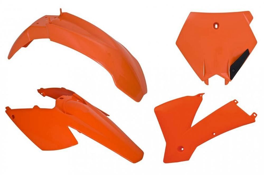 Комплект пластика для KTM SX-SXF250-450, SX-SXF125-250-400-450-520-525, EXC-EXCF RTech R-KITKTM-AR0-503