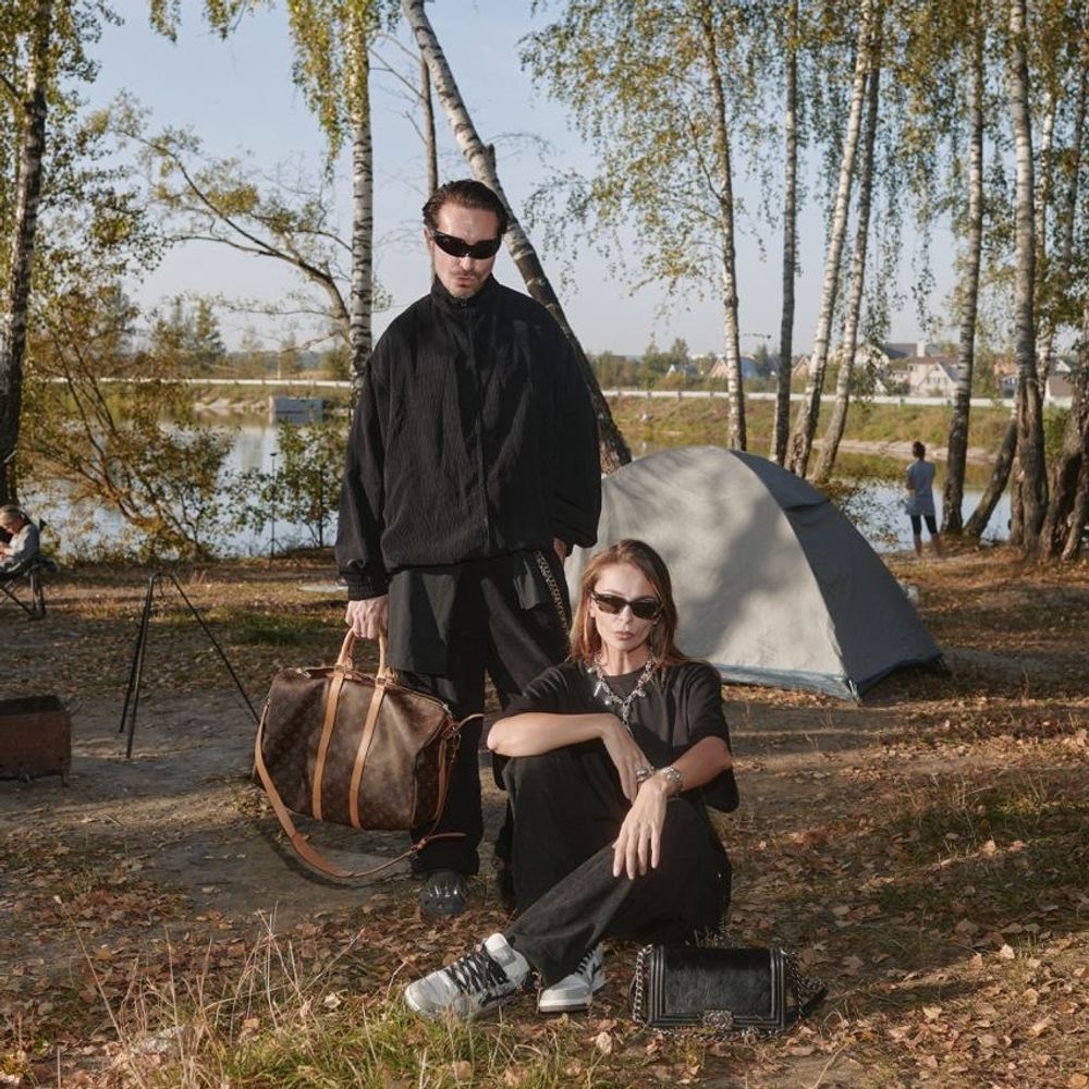 Рубашка Смерч #7 на молнии черная