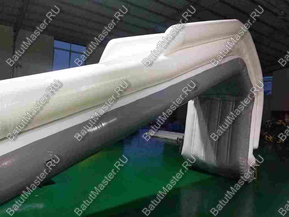 Надувная водная горка на надувной опоре «Универсальная», 7,5*2*4,5 м