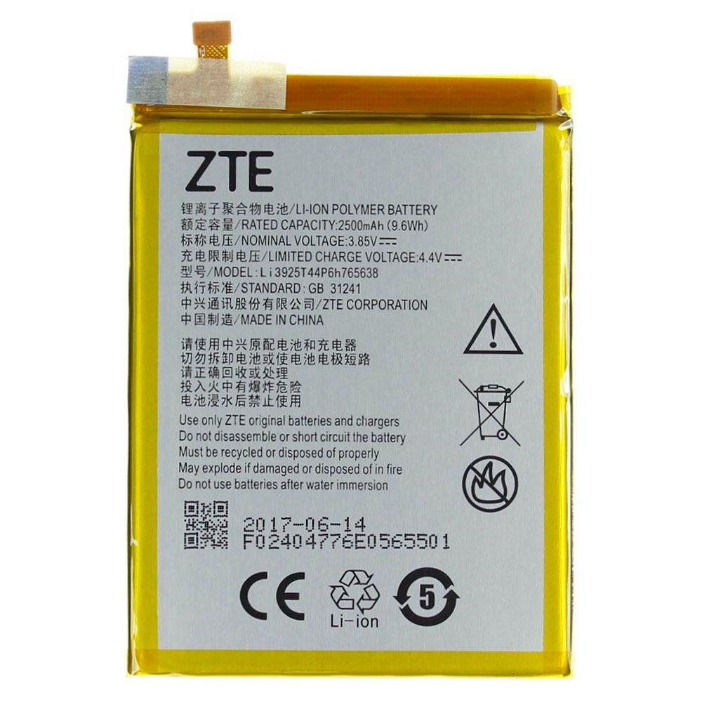 АКБ для ZTE Li3925T44P6h765638 ( Blade V8 Lite )