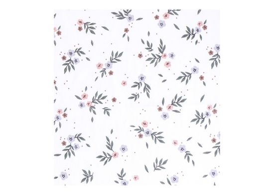 Простынь для кроватки KIDI soft от 0 до 4 лет (сказочные цветы, трикотаж)