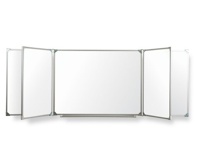 Пятиэлементная магнитная полимерная школьная доска 3000х1000 (маркерная)