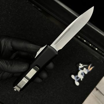 Автоматический нож Microtech UTX-85 231-10 c клинком из стали M390, рукоять алюминий