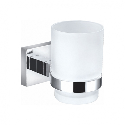 Стакан для зубных щеток с держателем WONZON & WOGHAND POLO, Хром (WW-8921)