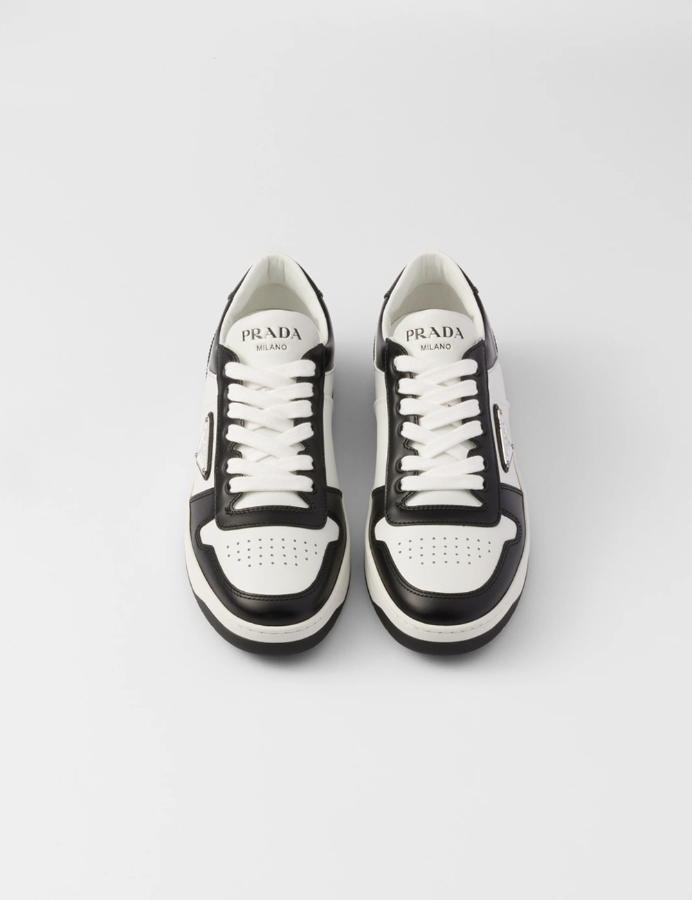 Prada Downtown perforated leather sneakers (1E792M_3LKG_F0964_F_B030)