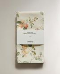 ZARA HOME НАБОР САЛФЕТОК С ПРИНТОМ (2 ШТ.), ЗЕЛЕНЫЙ