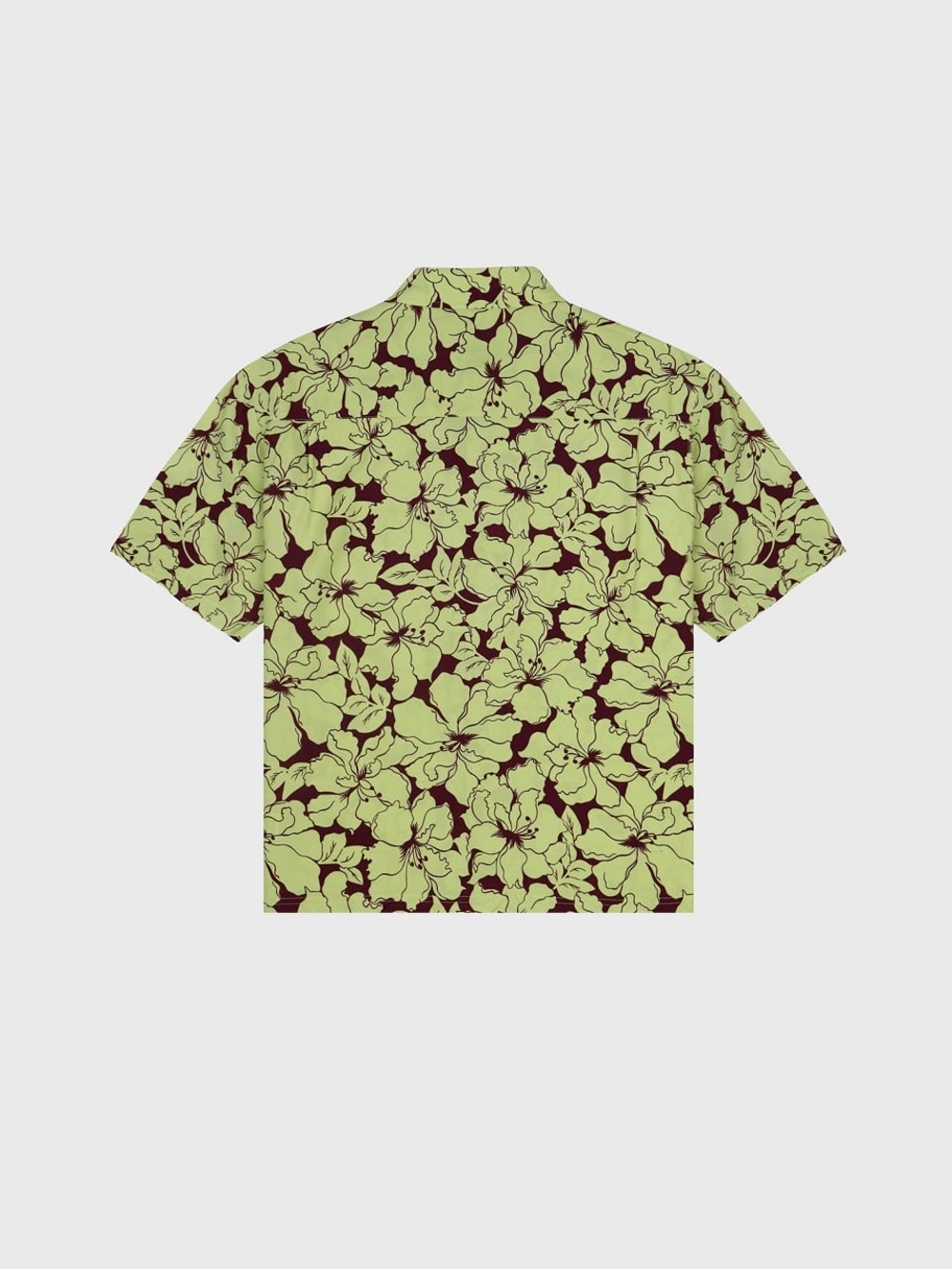 Рубашка Stussy Floral Hawaiian Lime