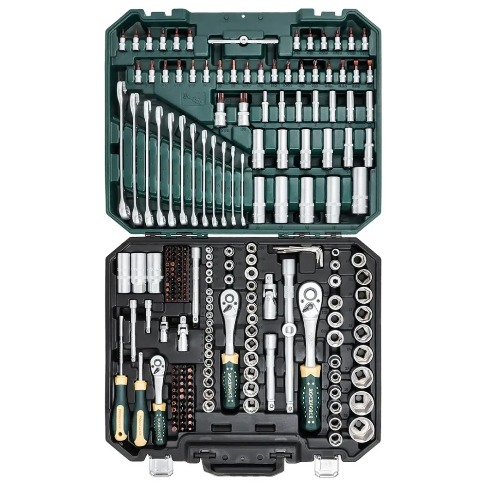 Набор инструментов 216пр. 1/4'', 3/8'', 1/2''(6гр.,12гр.) RockFORCE RF-38841W Premium