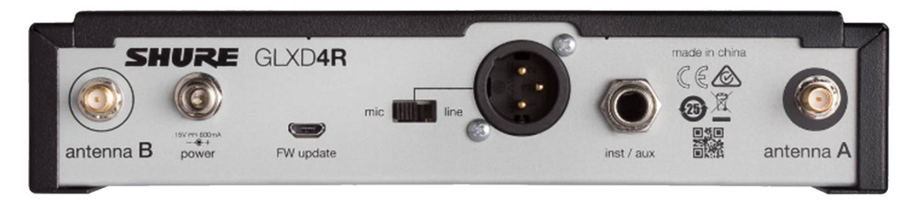 SHURE GLXD24RE/B58 Z2 2.4 GHz цифровая радиосистема GLXD Advanced с капсюлем динамического микрофона BETA 58