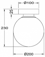 Накладной светильник Maytoni Basic form MOD321WL-01W1