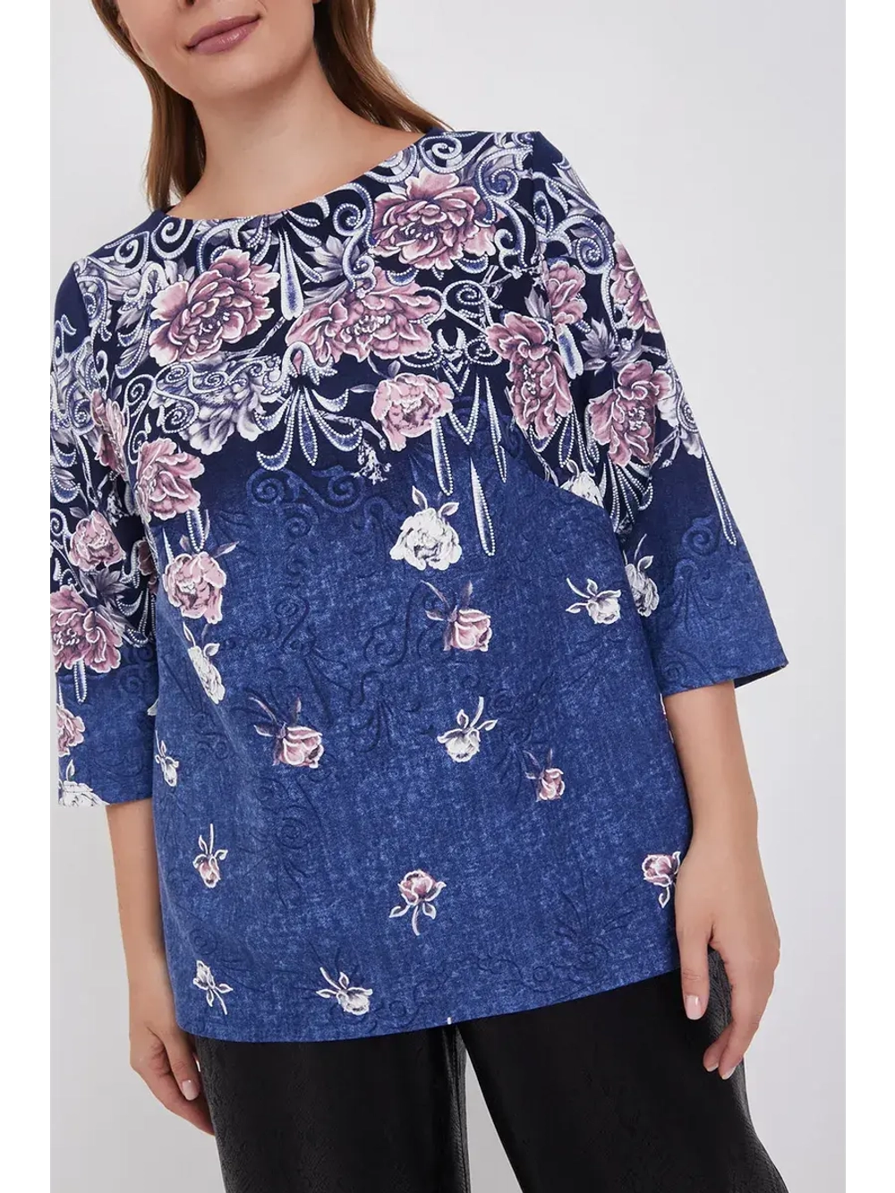 Блузка джемпер нарядный в офис