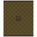 Тетрадь А5, 48 л., ПЗБМ, скоба, клетка, матовая ламинация, фольга, "АРТ ДЕКО" (5 видов), 029181