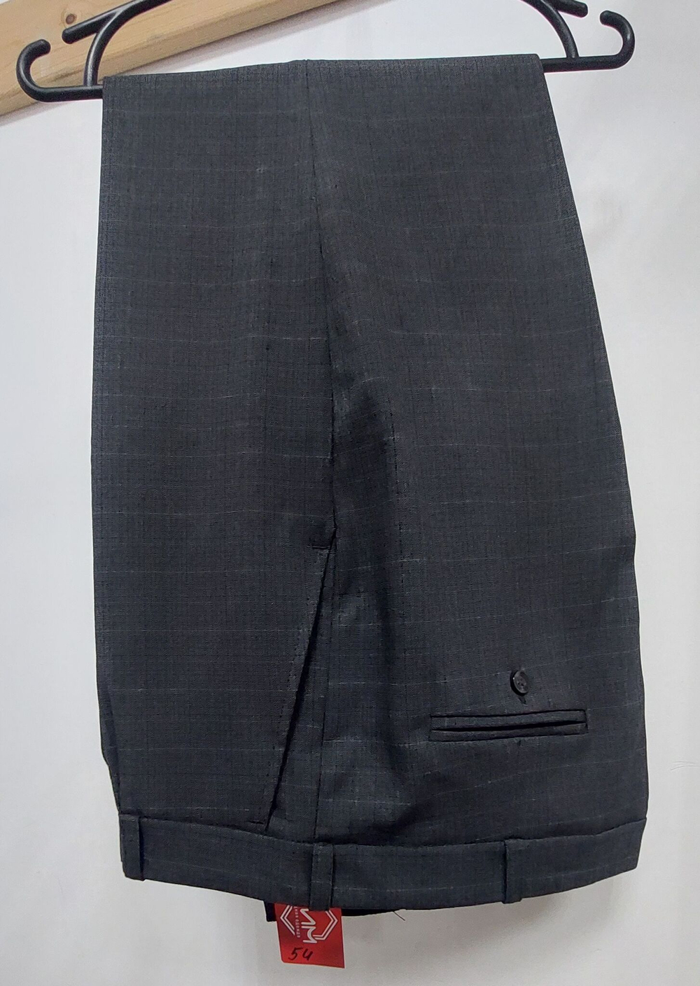 Брюки мужские серые демисезонные осенние весенние классические классика теплые шерстяные полушерсть костюмные офисные строгие деловые прямые 62 размер 8XL 42