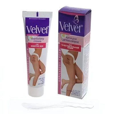 Депилятор Velvet для чувствительной кожи, 100мл