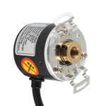 Инкрементальный энкодер INNOCONT D=40мм, полый вал 6мм, 2500 имп/об, 24VDC, выход HTL, IP54, -20…+80°C, радиальный кабель 2м