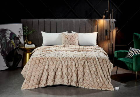 Покрывало 220x240 Sofi De MarkO Адриана №6 бежевое