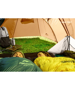 Палатка Naturehike Opalus 3-местная, алюминиевый каркас, оранжевый