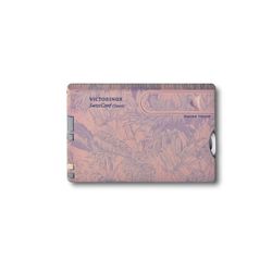 Швейцарская карта Victorinox SwissCard Classic 10 функций розовая (0.7155)