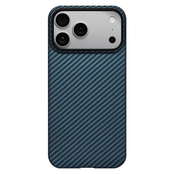 Чехол Pitaka Edge Case для iPhone 17 Pro, Синий | Black/Blue