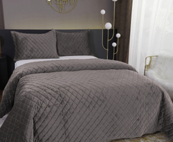 Покрывало 240x260 Sofi De MarkO Натаниэль цвета мокко