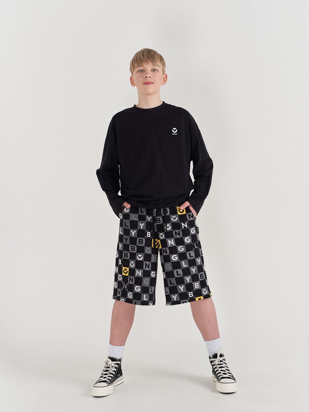 Шорты бермуды "БАНГЛИМАНИЯ" подростковые