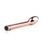 Золотистый вибратор для G-стимуляции Rosy Gold G-spot Vibrator - 22 см. (Цвет: золотистый)
