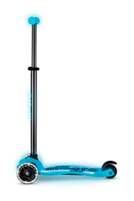 Самокат Maxi Micro Deluxe Glow Plus (светящийся) LED синий кристалл
