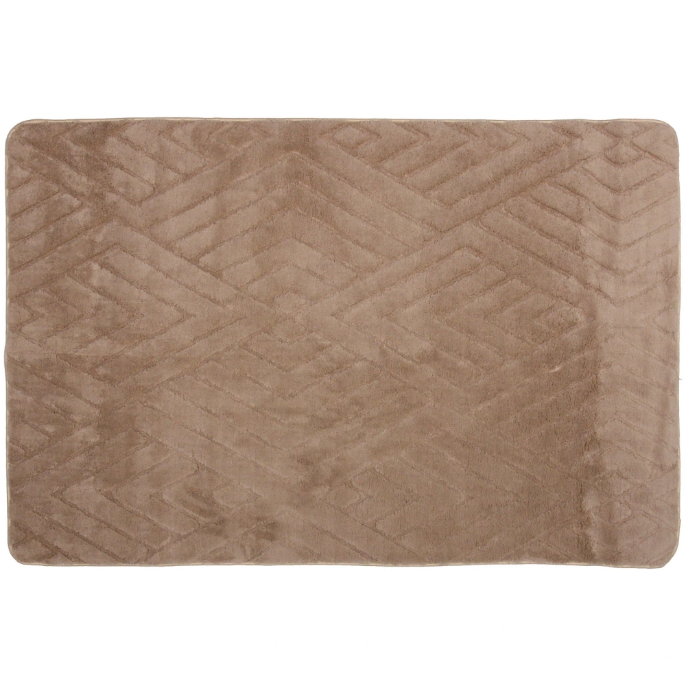 Коврик для ванной 80*120"Медео» бежевый