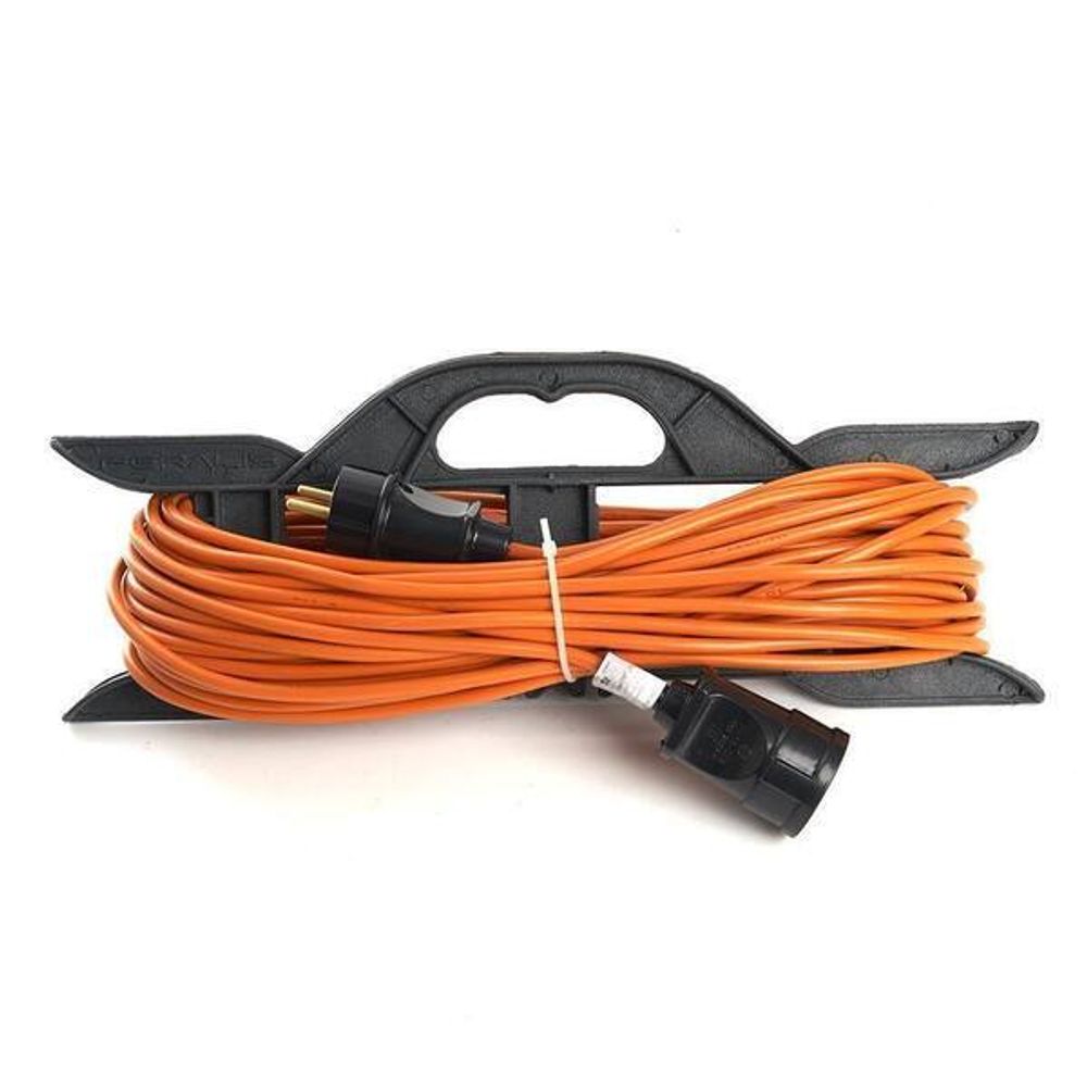 Удлинитель на рамке Атлант оранж 1-мест с/з 3х0,75 20м