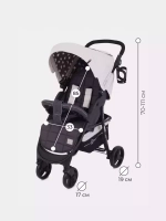 Коляска детская "KIRA STAR" RA055 Ivory Beige 2022