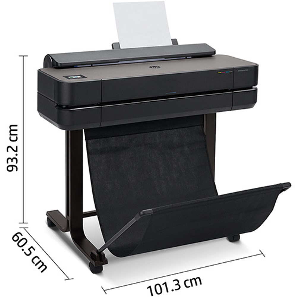 Принтер HP DesignJet T650, A0, 36", 4-цвета, Wi-Fi, подставка, цветной