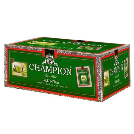 Чай Champion Green Tea 100 пакетиков