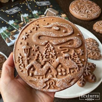 Пряничная форма Зимний пейзаж