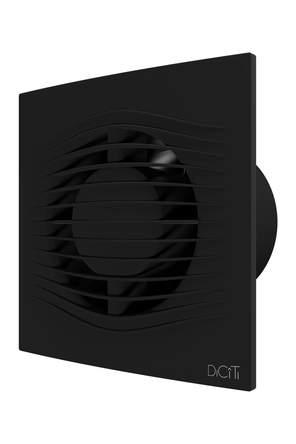 Вентилятор накладной SLIM D100 обратный клапан Matt black