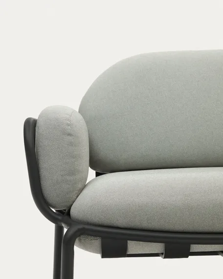 Joncols 3-местный алюминиевый диван серого цвета 225 см