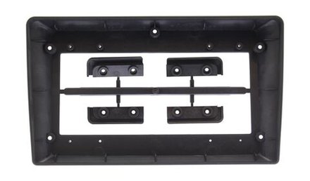 Комплект рамки с разъёмами 9" Nissan Serena 3 C25 2005-2010 черная взамен 2din [F2][Right] - Car-Smart 9655F2