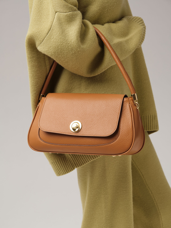 Сумка Deboro 30973 коричневый лист