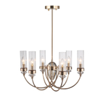 SL1402.203.06 Люстра подвесная ST-Luce Латунь/Прозрачный E14*6 40W ЭЛЕГРА