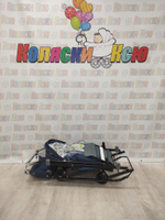 Санки-коляски Galaxy Snow kids 3-3С джинс темно-синий