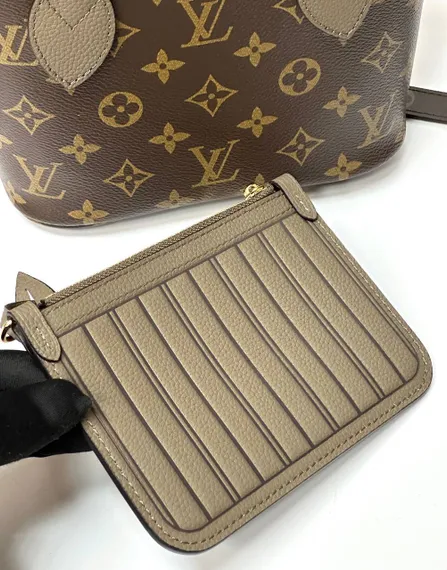 Сумка Louis Vuitton Neverfull Inside Out BB серый