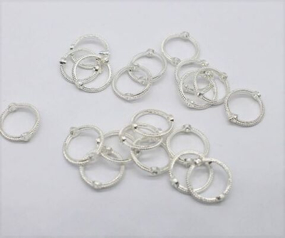 Разделительное кольцо для бусин, 12 мм