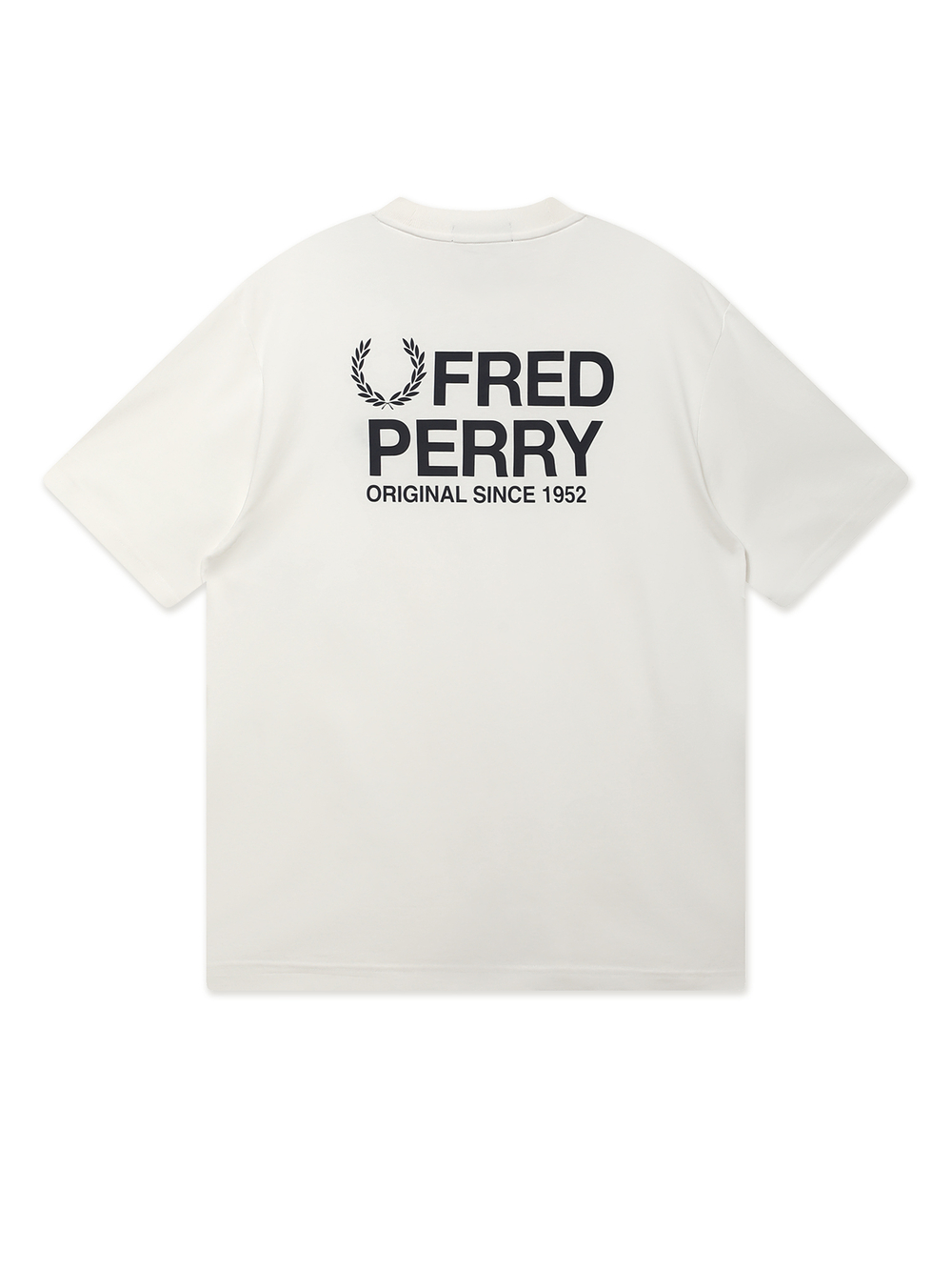 Мужская Футболка Back Print Fred Perry Text