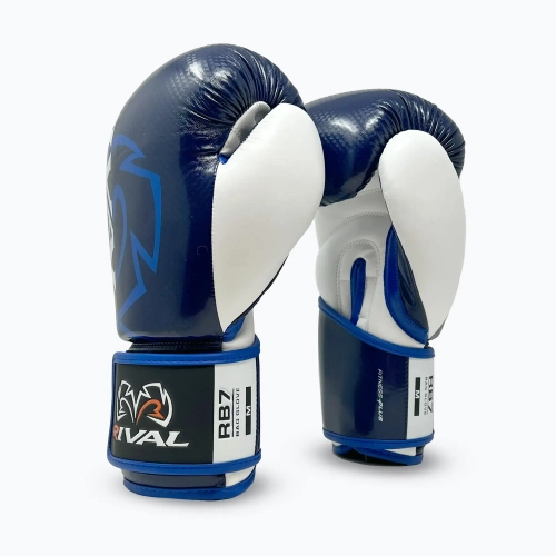 Боксёрские перчатки Rival RB7 Fitness Plus Bag navy/white