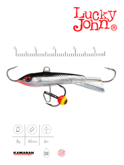 Балансир Lucky John CLASSIC 4.5 с тр. 50мм/13H блистер
