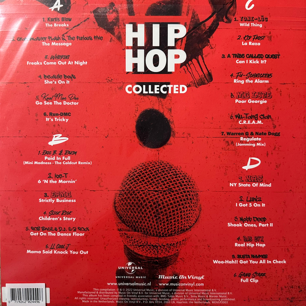 Сборник Hip Hop Collected 2LP (Голландия 2022г.)