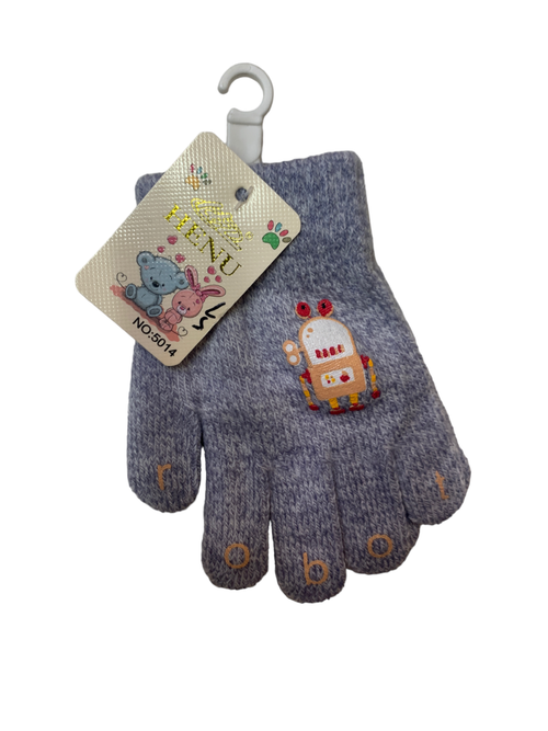 Перчатки. Детские. Материал верха: Текстильные. Подклад: Трикотаж-шерсть.24 шт в упаковке, разные цвета.