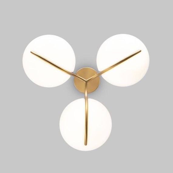 Подвесная светодиодная люстра Eurosvet Emisfero 50083/3 LED золото