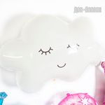 Шар (27''/69 см) Фигура, Облако, Белый, 1 шт.