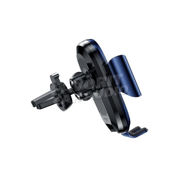 Держатель Baseus SMART металл стекло воздуховод шарнир синий